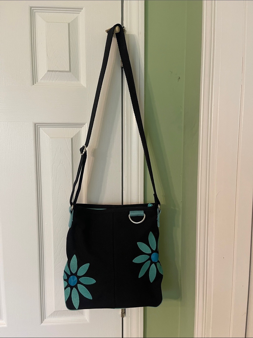 Life is Good Canvas Crossbody Bag
